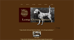 Desktop Screenshot of longgonesetters.com